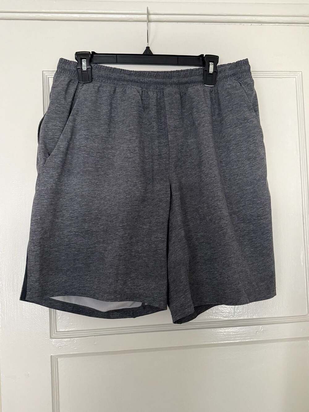 Lululemon Pace Breaker Men's Athletic Shorts Heathered Texture Grey